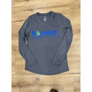 Elevate Sport Grey Norwex L/S Women's Medium Athletic Shirt